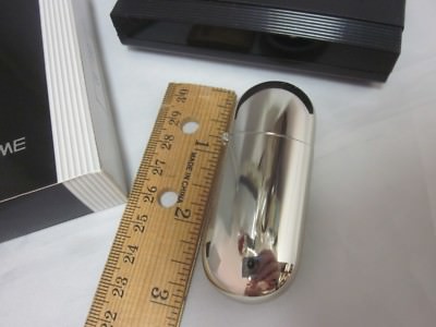 New NOS Oil Sarome Cigarette Cigar Lighter Tobacciana Chrome Insert Flint 1-02