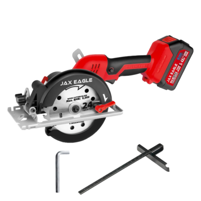 #ad Jax Eagle 20V Cordless Circular Saw for Wood Cutter with 1 Battery amp; 1 Charger $65.00