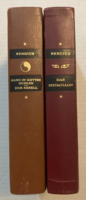 Lot 2 books Das Medaillon +Sand in Gottes Mühlen/Der Rebell BERGIUS, German text