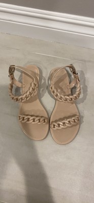 givenchy chain link jelly sandals