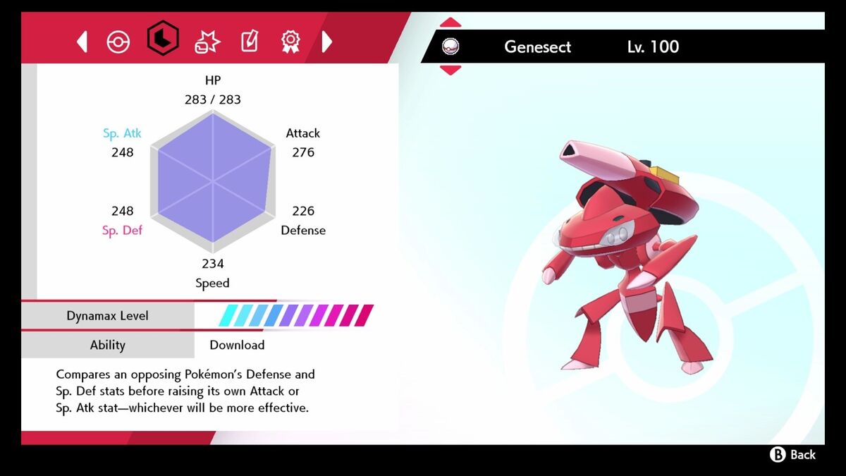 Pokemon 10653 Shiny Mega Genesect Fossil Pokedex: Evolution, Moves,  Location, Stats