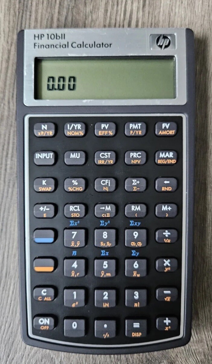 HP HP-10BII Financial Calculator - Black | eBay