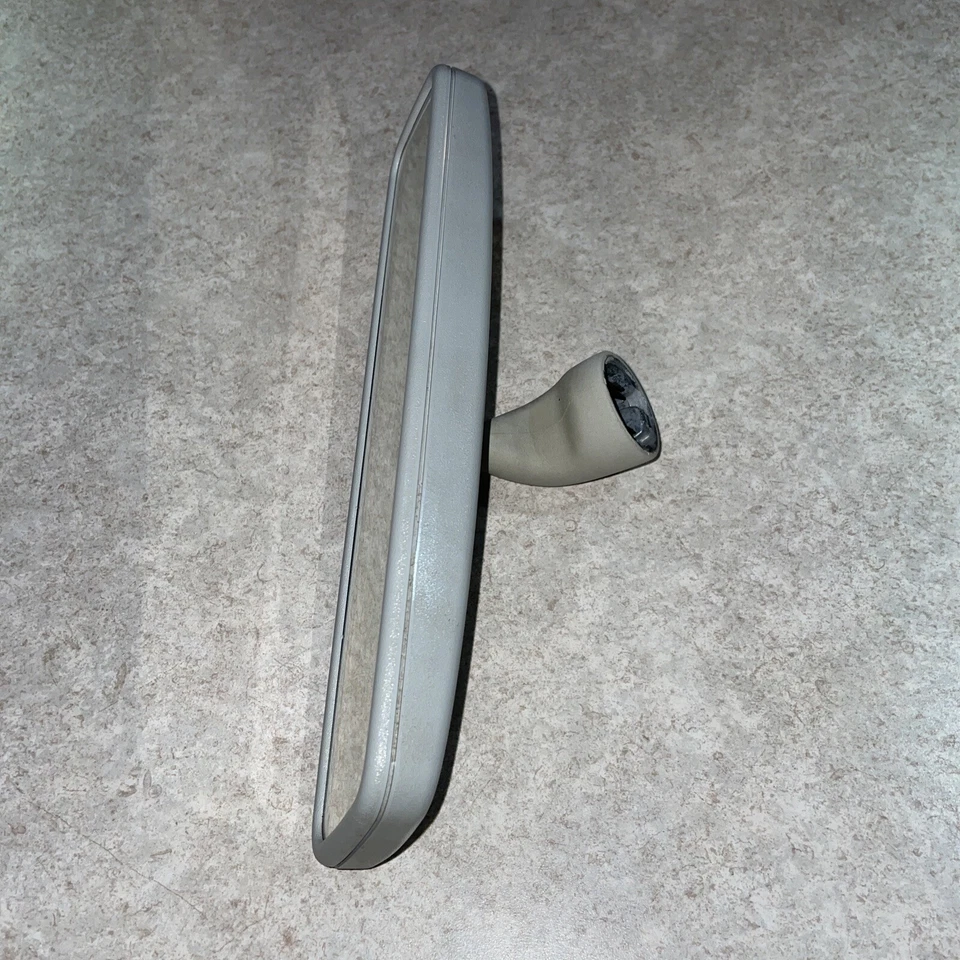 1999 2006 VW Jetta Golf Interior Rear View Mirror OEM Pearl Grey Volkswagen - Image 3 of 4