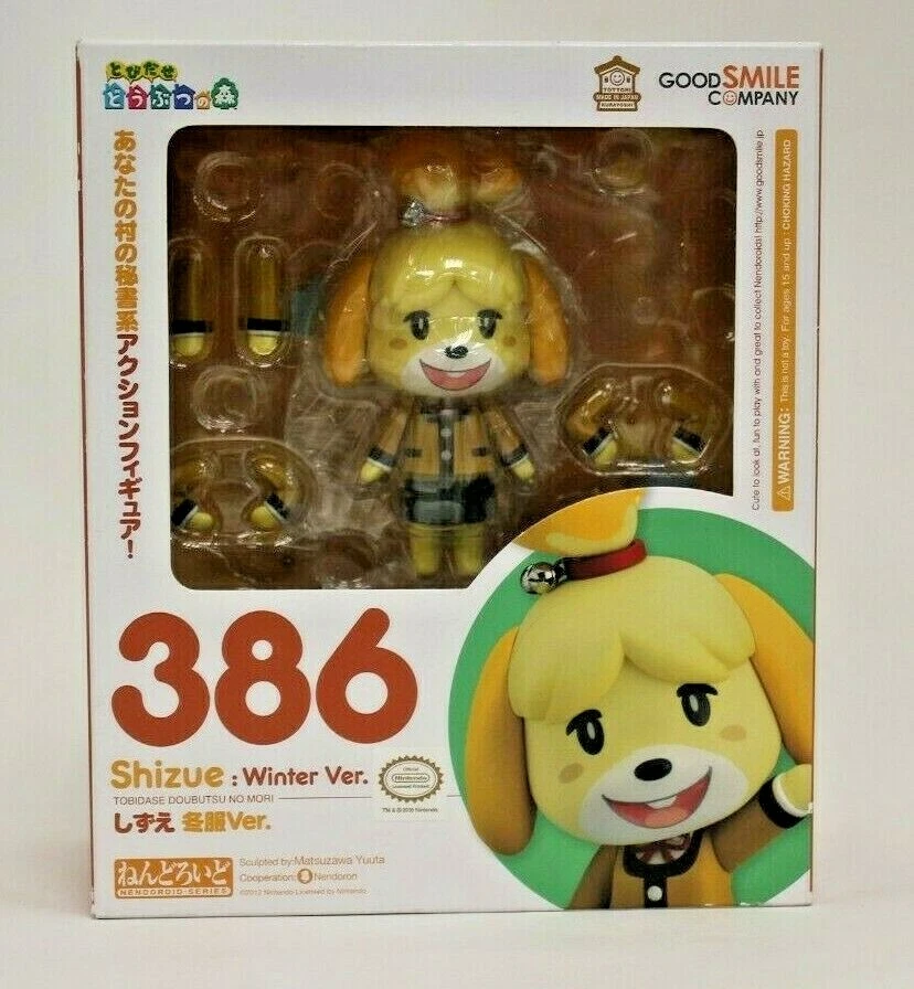 Animal Crossing Shizue Isabelle Winter Version Nendoroid 386 NA