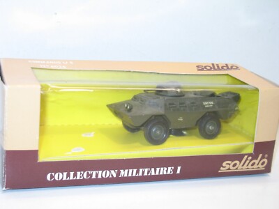Solido 1/50 – Blindé XM 706 Avec Tourelle Panhard – Armée Française – Vert