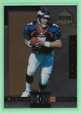 1998 Pinnacle Minted Moments Football John Elway #3 Denver Broncos👍