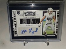2019 Contenders Rookie Autograph Dax Raymond RC Chicago Bears 