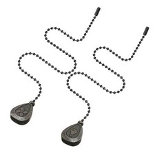2Pcs Bronze Ceiling Fan Pull Chain Set, Decorative Fan Pull Chain Pendant7713