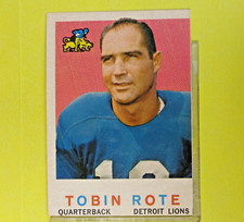TOBIN ROTE  1959  VINTAGE  Topps #170  Q'Back   Detroit Lions