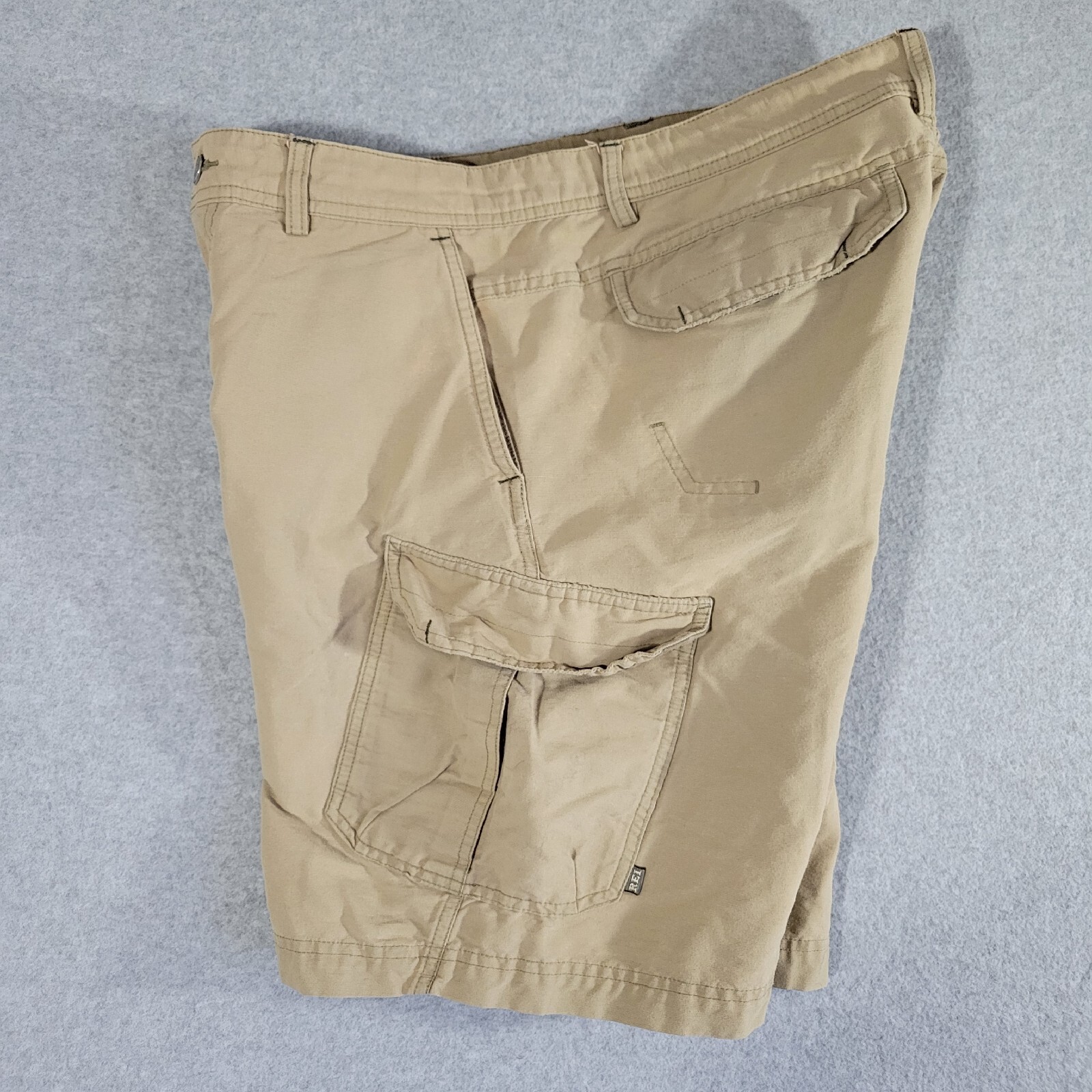 REI Cargo Shorts Men's 34 Hybrid Outdoor Beige Canvas… Gem