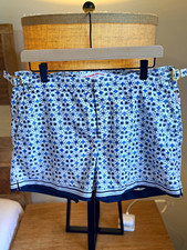 Orlebar Brown Blue/White Floral Chino Flat Fr...