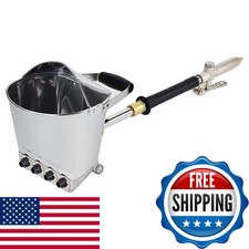 Ouya Stucco Cement Mortar Plaster Sprayer Wall Ceiling Hopper 4 Spray Jets