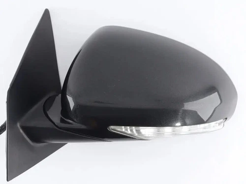 13 - 17 Buick Enclave Power Folding Driver Side Mirror Blind Spot Monitor Carbon