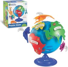 Learning Resources Puzzle Globe - Earth Montessori Toys-STEM World Puzzles-NIB 