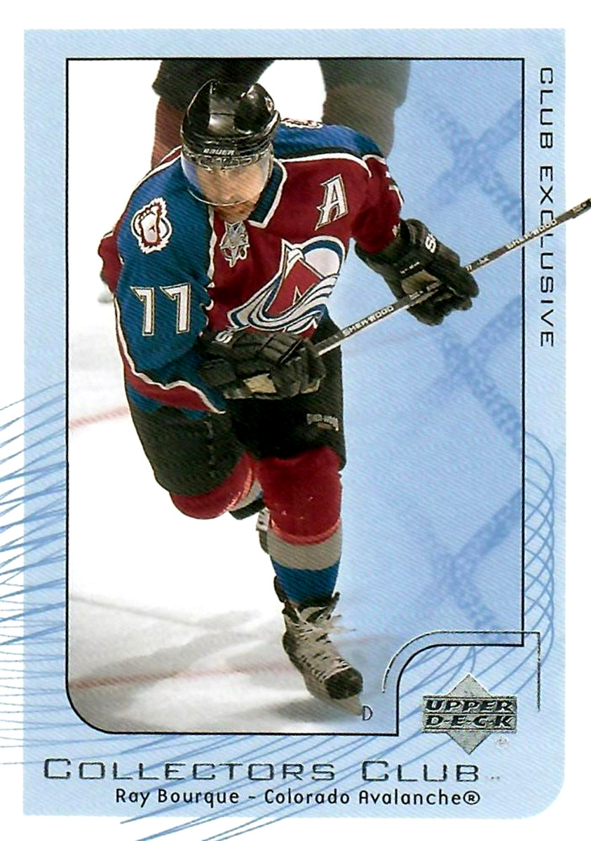 2002 Upper Deck COLLECTORS CLUB #HHL4 Ray Bourque Colorado Avalanche HOF