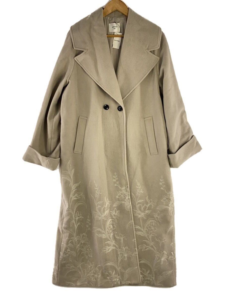 ALTRA B STONE altro CAPPOTTO RICAMO COLLO GRANDE M lana grigio tinta unita 01120750600