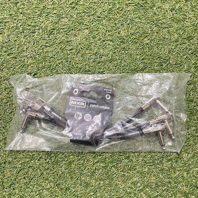 MXR Patch Cable 3-Pack 6 in 6 in. Black New