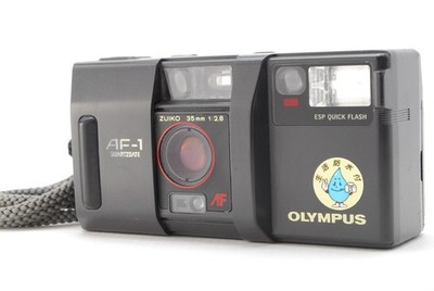 [Near MINT] Olympus AF-1 Point & Shoot 35mm Film Camera Black From JAPAN