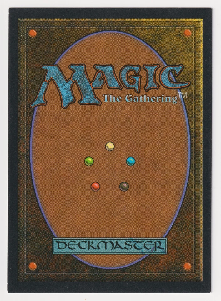 Miscut Wall of Bone LP Revised MTG Magic Factory Error Misprint 4 Square Corners - Image 2 of 2