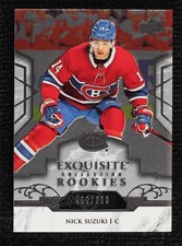 2019 Upper Deck Ice Exquisite Collection Platinum Rookies /399 Nick Suzuki 0ba9