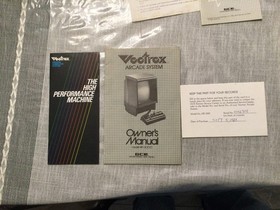 Vectrex Arcade System Console - With  2 Controllers One in Box.￼