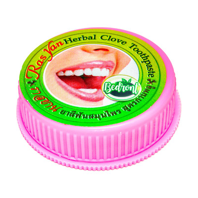 ISME Rasyan Toothpaste Clove Whitening Teeth Thai Herbal Clove Aloe Vera 25g