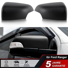Spiegelabdeckung Seitenspiegelkappe Schwarz für Ford Ranger 2015-2022 T7 T8