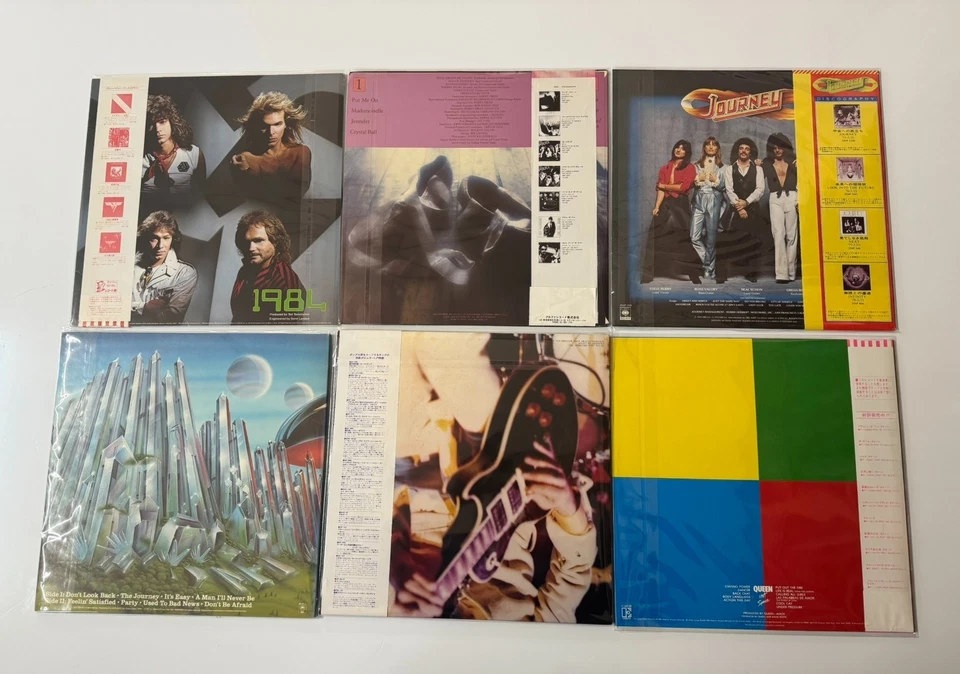 Aerosmith, Styx, Journey, Boston, Van Halen, Queen...【12x Japanese LP Lot w/Obi】 - Image 2 of 4
