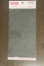 Bella Blvd Chipboard Small Letters Alphabet Stickers. Brown With Pink PolkaDots