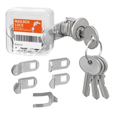 Mailbox Lock with 4 Keys - Multipurpose Box Locks Compatible with Almost All ...