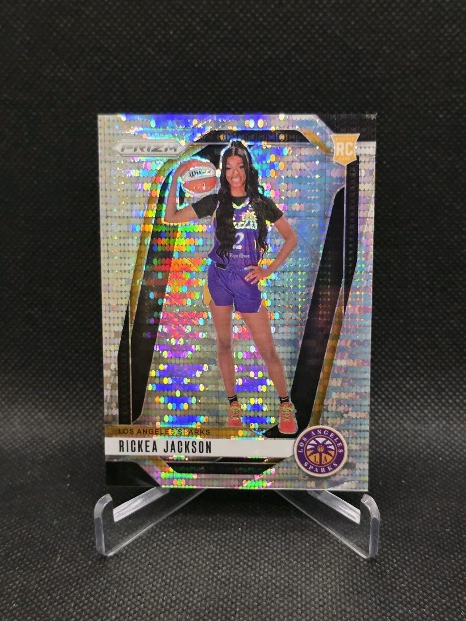 2024 Panini Prizm WNBA #144 Rickea Jackson RC Pulsar Prizm /499 Rookie Sparks