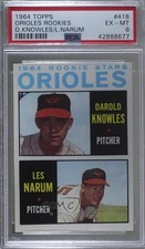 1964 Topps 1964 Rookie Stars Darold Knowles Les Narum #418 PSA 6 2d2