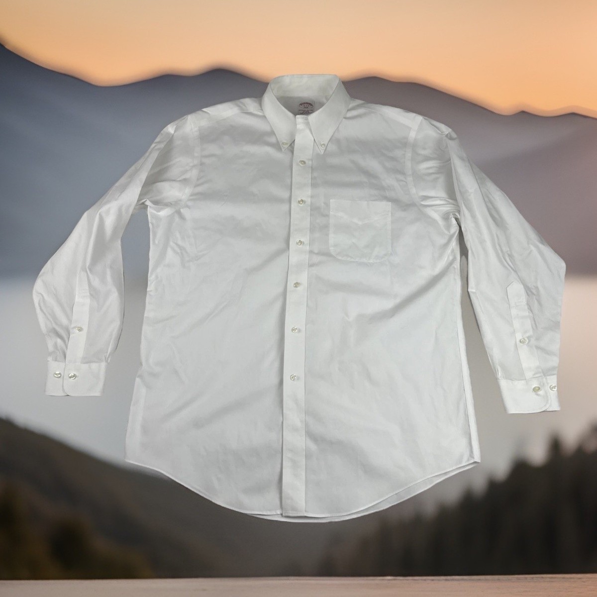 Brooks Brothers Mens White Pinpoint Oxford Dress Shirt 16-4/5 Office Business | eBay Brooks Brothers Mens White Pinpoint Oxford Dress Shirt 16-4/5 Office Business | eBay