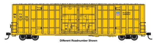 Walthers ~ Escala HO ~ 60' High Cube Plate F Boxcar ~ Union Pacific BKTY #160148 | Zustand: New