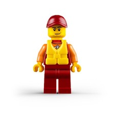 Bagnino Guardia Costiera ❤️ Minifigure LEGO® / M 10366