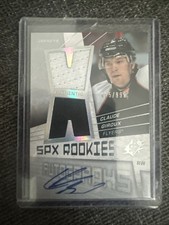 2008-09 Upper Deck SPX Auto Patch Rookies /999 #179 Claude Giroux Senators