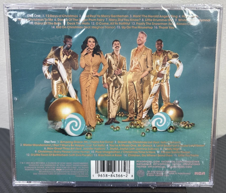 Pentatonix - 'The Greatest Christmas Hits' 2-CD Set Album NEW/SEALED Foto 2 de 4