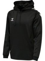 hummel Hmlcore XK Poly Sweat Hoodie, Black/Black, 2XL