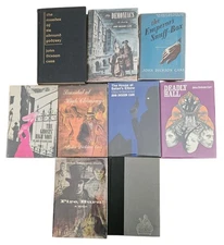 Vintage of 9 HC Books Deadly Hall The Demoniacs Ghosts' High Noon Fire, Burn!