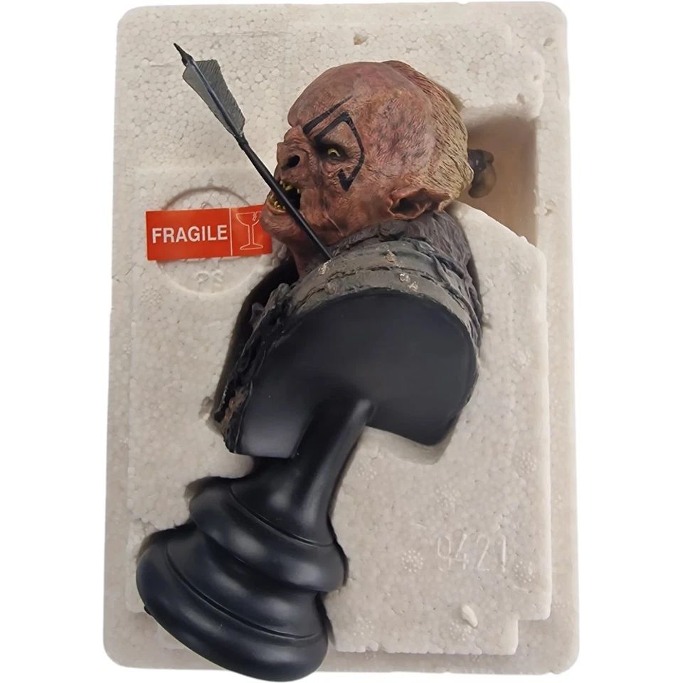 Seigneur des Anneaux Buste Resine Wounded Orc Sideshow Weta 1500 EX Numéroté - Photo 1/4