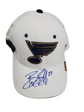 St. Louis Blues Zephyr Adjustable Hat Cap NHL Hockey Bryce Salvador Autographed
