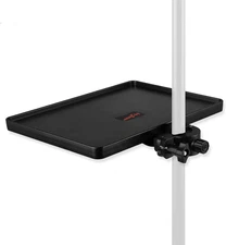 Microphone Stand Plastic Tray, Mic Stand Clamp-On Rack Tray Holder Suitable for