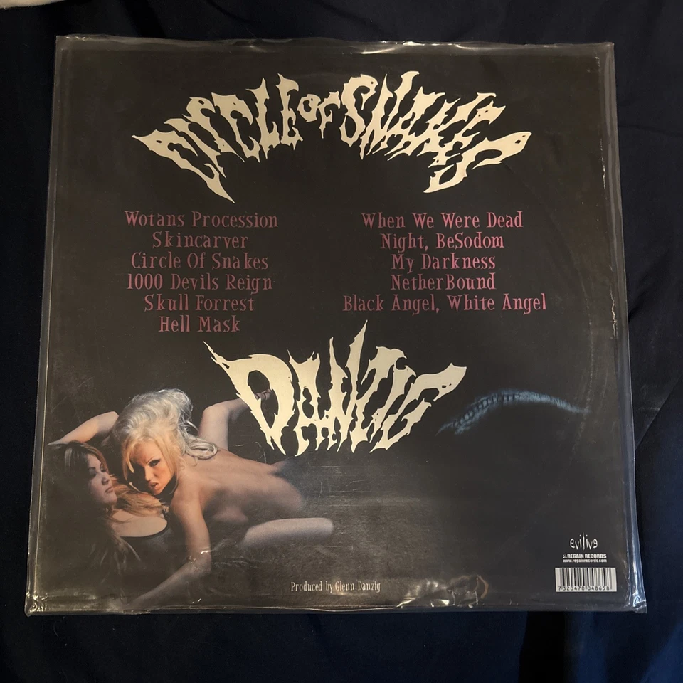 Danzig Circle Of Snakes Ckear Vinyl, Original Release Not Reissue, Samhain - Image 2 of 4