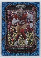 2022 Panini Prizm Rookies No Huddle Blue Prizm /79 Drake Jackson #396 0q3