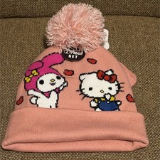 Hello Kitty Girls Beanie and Glove Set - 2-Piece - New