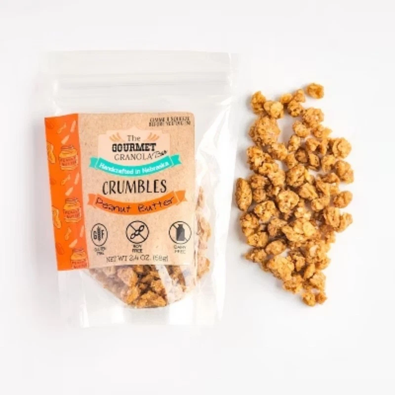 Migas de mantequilla de maní granola gourmet, sin gluten - Pack de 6 Foto 3 de 4