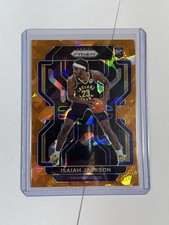 2021-22 Panini Prizm - Isaiah Jackson #309 Orange Ice Prizm (RC)