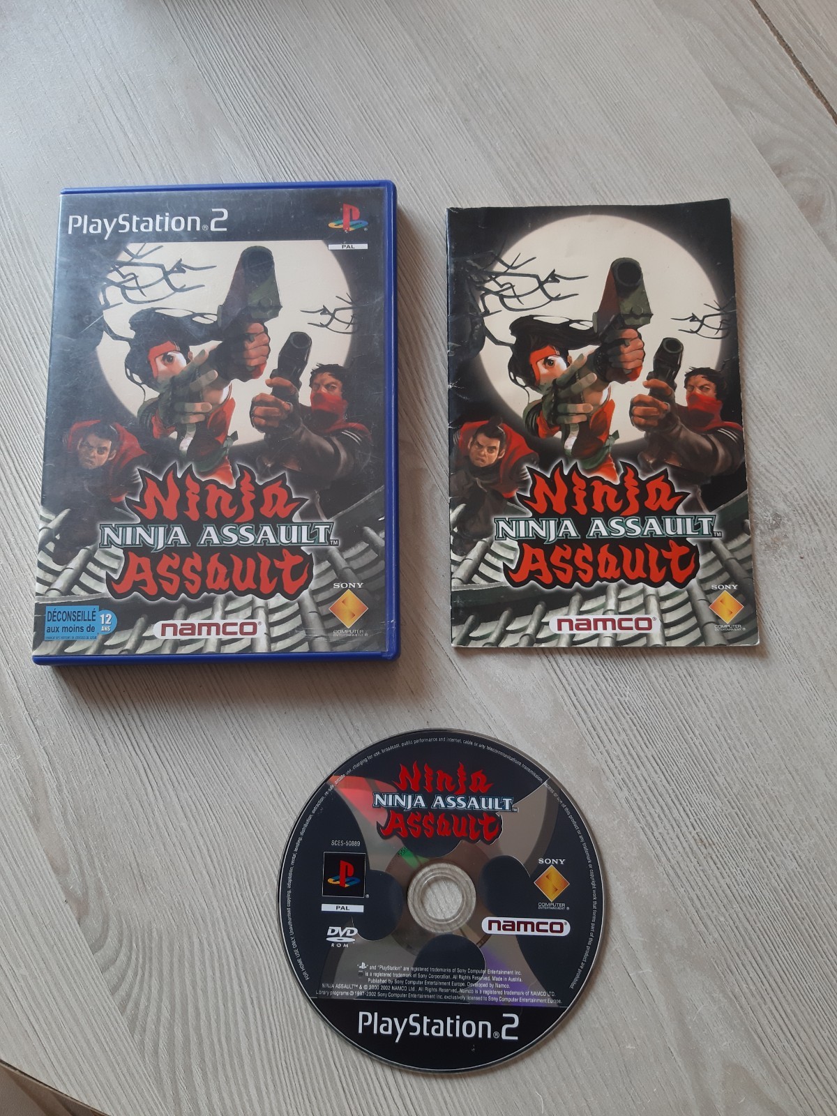 NINJA ASSAULT sur PS2 - PLAYSTATION 2 ( Complet) VERSION FRANÇAISE