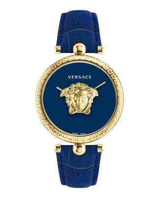 Versace Womens  Gold 39mm Strap Fashion Watch