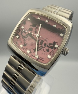 Seiko Alba Mickey Fireman 1930 Limited Edition Quartz Watch Used